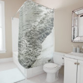 Shimmering Caribbean Ocean Glam 1 Duschvorhang (Beispiel)