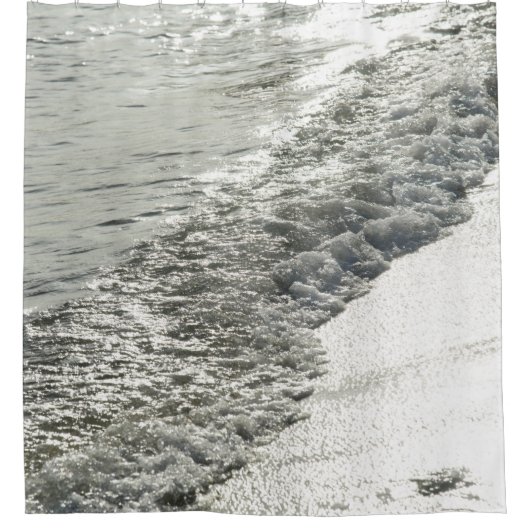 Shimmering Caribbean Ocean Glam 1 Duschvorhang (Vorderseite)