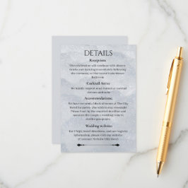 Shimmering Filigree Details Card  Begleitkarte