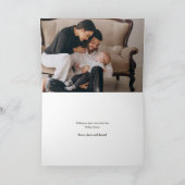 Shimmering Holiday Folded Photo Card 2 Karte (Innenseite)