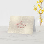 Shimmering Holiday Folded Photo Card 2 Karte (Gelbe Blume)