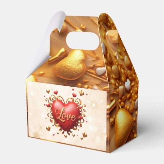 "Shimmering Liebe Spark" Geschenkschachtel (Rückseite)