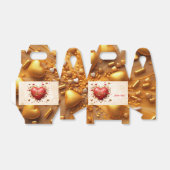 "Shimmering Liebe Spark" Geschenkschachtel (Ungefaltet)