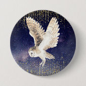 Shimmering Owl Button (Vorderseite)