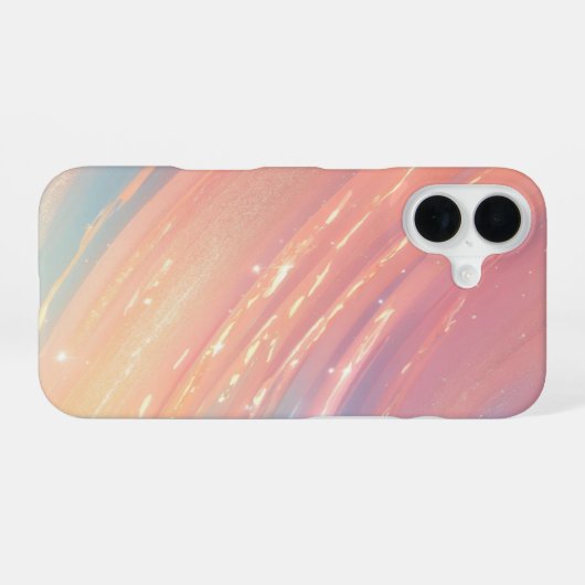 Shimmering Pastel Gradient Phone Case iPhone 16 Hülle (Rückseite (Horizontal))