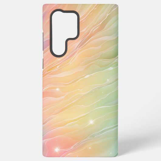Shimmering Rainbow Aurora Gradient Phone Case Samsung Galaxy Hülle (Rückseite)