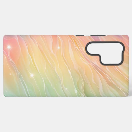 Shimmering Rainbow Aurora Gradient Phone Case Samsung Galaxy Hülle (Rückseite (Horizontal))