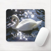 Shimmering Swan Mousepad (Mit Mouse)