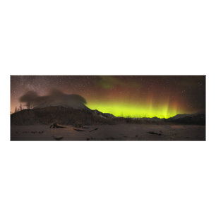 Shimmering Wall Aurora Fotodruck