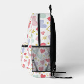 Shimmering Watercolor Sweethearts Bedruckter Rucksack (Rechts)