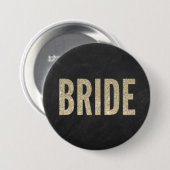 Shimmery Chic Bride Button (Vorne & Hinten)