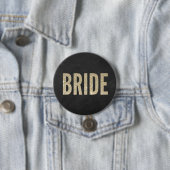 Shimmery Chic Bride Button (Beispiel)