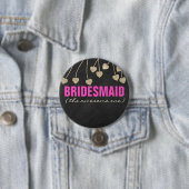 Shimmery Chic Bridesmaid Button Button (Beispiel)