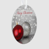Shimmery Christmas Ornaments Ornament (Vorderseite)