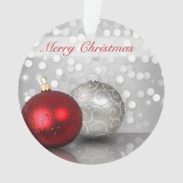 Shimmery Christmas Ornaments Ornament