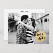 SHIMMERY CIRCLE | Ankündigung Datum freihalten (Vorne/Hinten)