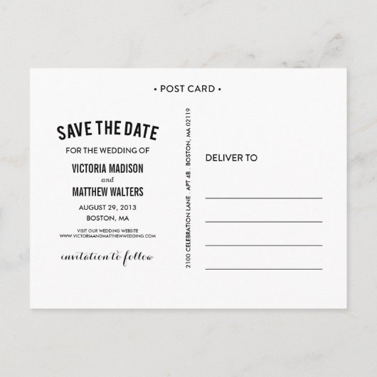 SHIMMERY CIRCLE | Ankündigung Datum freihalten (Rückseite)