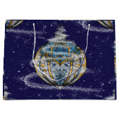 Shimmery Ornament Große Geschenktüte (Vorderseite)
