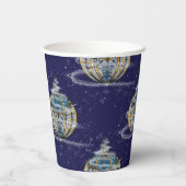 Shimmery Ornament Pappbecher (Rückseite)