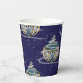 Shimmery Ornament Pappbecher (Links)