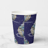 Shimmery Ornament Pappbecher (Rechts)