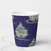 Shimmery Ornament Pappbecher (Vorderseite)