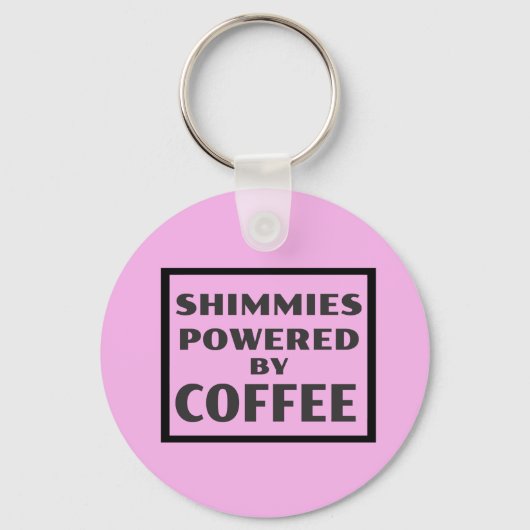 Shimmies Powered by COFFEE Schlüsselanhänger (Vorderseite)