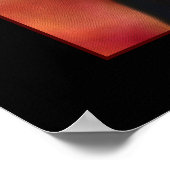 Shimmy 'bis du Bauch-Tanzplakat fallst Poster (Ecke)