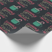 Shimmy Shimmy Cocoa Weihnachtsmuster Geschenkpapier (Ecke)