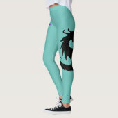 Shimmy Siren Dragons Leggings Aquamarin (Links)