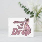 Shimmy til you Drop Bly Tancer Postkarte (Stehend Vorderseite)
