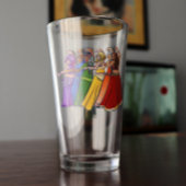Shimmy til you drop Rainbow Bly Dancer Art Bly Glas