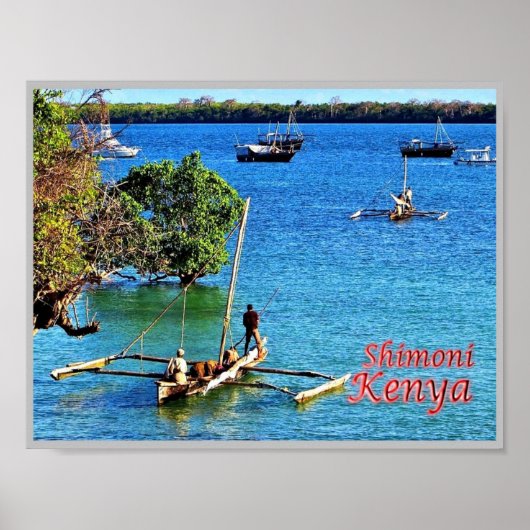 Shimoni - Kenia - Meeresblick - Poster (Vorne)