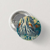 Shimotsuke Kurokami-Yama Kirifuri no Taki Japanisc Button (Vorne & Hinten)