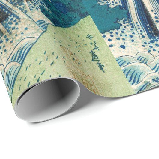 Shimotsuke Kurokami-Yama Kirifuri no Taki Japanisc Geschenkpapier (Rolleneckpunkt)