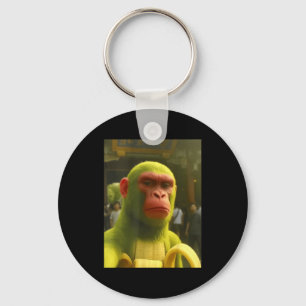 Shimpanzini bananini Affe Meme italienische Gehirn Schlüsselanhänger