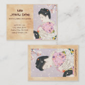 Shimura Tatsumi fünf Zahlen der modernen Visitenkarte (Vorne/Hinten)