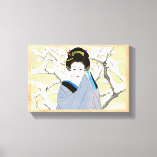 Shimura Tatsumi zwei Thema-japanischer Leinwanddruck