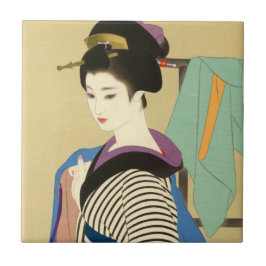 Shimura Tatsumi zwei Themen der japanischen Frauen Fliese