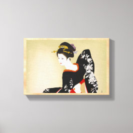 Shimura Tatsumi Zwei Themen japanische Frauen Leinwanddruck