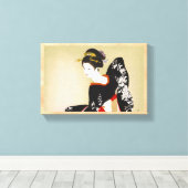 Shimura Tatsumi Zwei Themen japanische Frauen Leinwanddruck (Insitu (Holzboden))