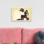 Shimura Tatsumi Zwei Themen japanische Frauen Leinwanddruck (Insitu (Wohnzimmer))