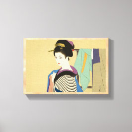 Shimura Tatsumi Zwei Themen japanische Frauen Leinwanddruck