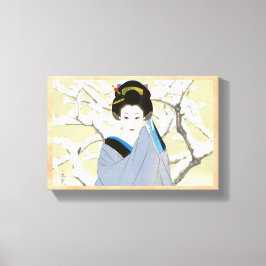 Shimura Tatsumi zwei Themen japanische Frauen Schn Leinwanddruck