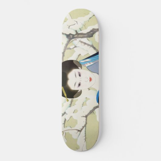Shimura Tatsumi Zwei Themen japanische Frauen Skateboard (Vorderseite)