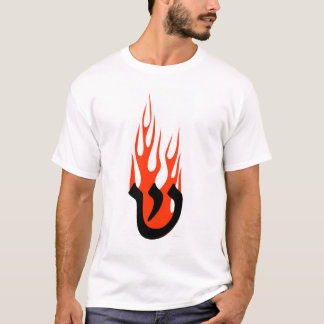 Shin mit Flammen T-Shirt