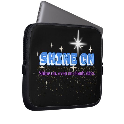 SHIN ON - Night Glow Star Edition Laptopschutzhülle (Vorne Rechts)