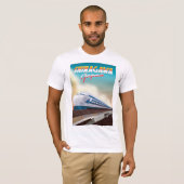 Shinagawa Japan Reiseplakat. T-Shirt (Vorne ganz)