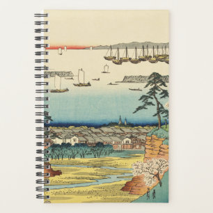 Shinagawa, Japan: Vintage japanische Woodblock-Kun Planer