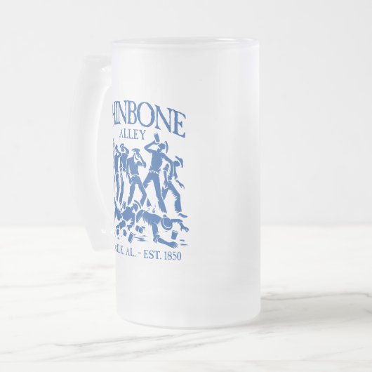 Shinbone Alley Mattierte Tasse (Vorderseite Links)